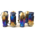 Custom high performance M12 M14 titanium lug nuts